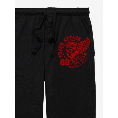 Hot Wheels Logo Men's Unisex Pajama Pants - Black