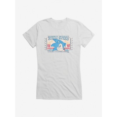 Sonic Speed Carnival Girls T-Shirt - Lightweight Cotton