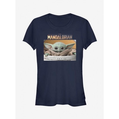 Star Wars Mandalorian The Child Adorable Blue Tee for Girls
