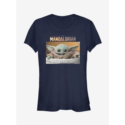 Star Wars Mandalorian The Child Adorable Blue Tee for Girls