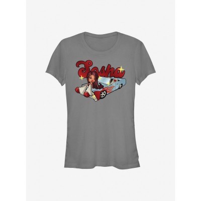 Bratz Sasha Car Girls Grey T-Shirt