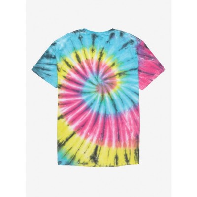 Marvel Thor Love and Thunder Vintage Rainbow Tie-Dye T-Shirt for Men