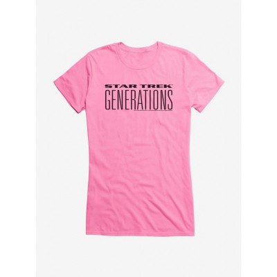 Star Trek Generations Lightweight Cotton Girls T-Shirt