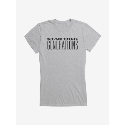 Star Trek Generations Lightweight Cotton Girls T-Shirt