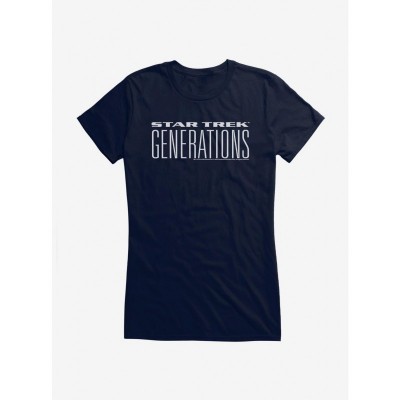 Star Trek Generations Lightweight Cotton Girls T-Shirt