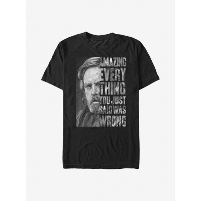 Star Wars T-Shirt - The Last Jedi Unisex Lightweight Cotton - Black