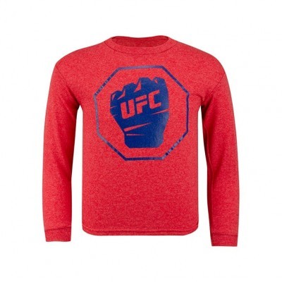 UFC Red Heather Long Sleeve T-Shirt for Kids