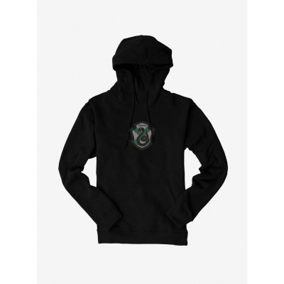 Harry Potter Slytherin Grey Shield Hoodie for Men
