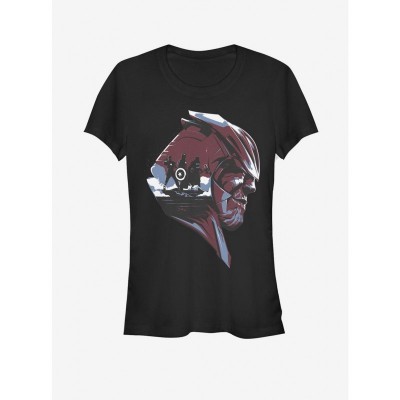 Marvel's Avengers Endgame Thanos Avengers Cotton Tee for Girls - Black