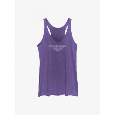 Disney Pixar Lightyear Star Design Girls Tank Top - Purple