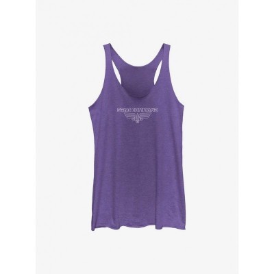 Disney Pixar Lightyear Star Design Girls Tank Top - Purple