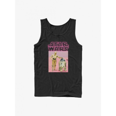 Star Wars Droid Bros Military Tank Top - Men's Black