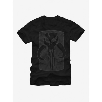 Star Wars Mandalorian Black Logo T-Shirt - Unisex