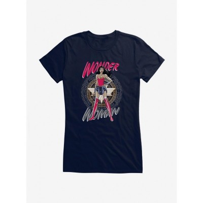 Wonder Woman DC Comics T-Shirt for Girls in Lightweight Cotton