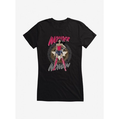Wonder Woman DC Comics T-Shirt for Girls in Lightweight Cotton
