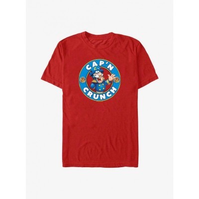 Cap'n Crunch Stamp T-Shirt - Red Men's