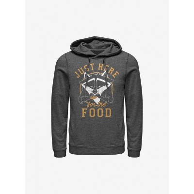Disney Pocahontas Meeko Food Lover Grey Hoodie - Men's Size