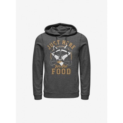 Disney Pocahontas Meeko Food Lover Grey Hoodie - Men's Size