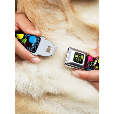 Disney Mickey Mouse Seatbelt Collar with Vibrant Expressions