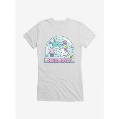 Hello Kitty Vacation Themed Snow Globe Tee for Girls