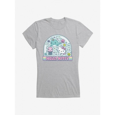 Hello Kitty Vacation Themed Snow Globe Tee for Girls