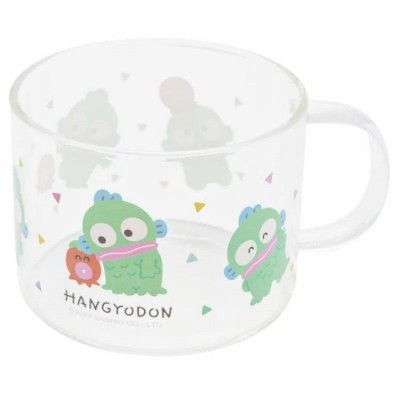 Hangyodon Glass Mug with Sayuri Octopus Design - Lightweight Borosilicate Drinking Vessel