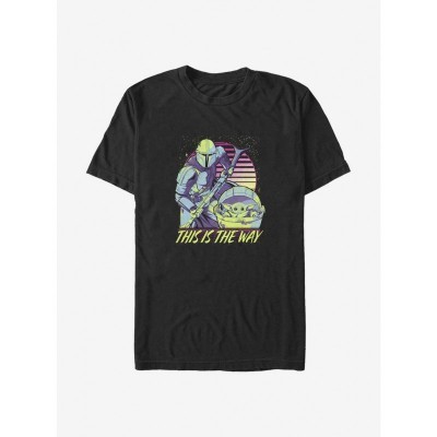 Mandalorian Vapor Mando Child Lightweight T-Shirt - Men's Black