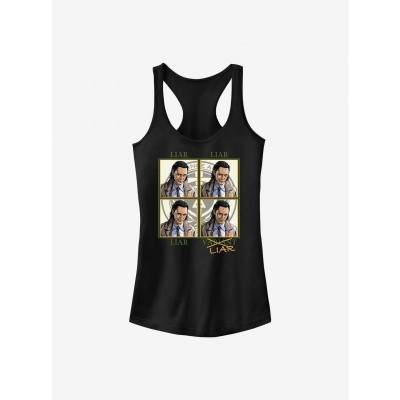 Marvel's Liar or Variant Girls Marvel Loki Tee - Junior Sizes Black