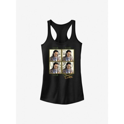 Marvel's Liar or Variant Girls Marvel Loki Tee - Junior Sizes Black