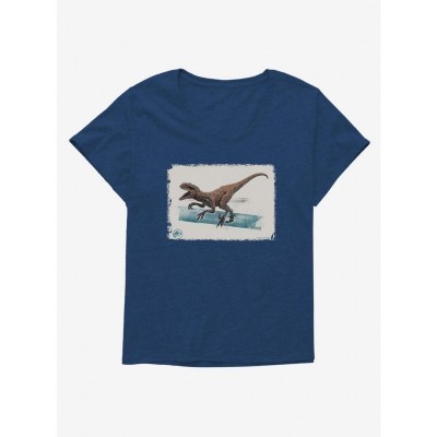 Jurassic World Dominion Raptor Cry Plus Size Tee for Girls