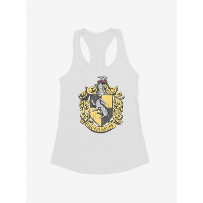 Harry Potter Hufflepuff Logo Junior Girls Tank Top