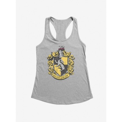 Harry Potter Hufflepuff Logo Junior Girls Tank Top