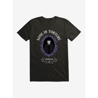 Wednesday Love Is Torture Unisex T-Shirt - Black