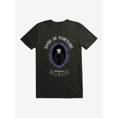 Wednesday Love Is Torture Unisex T-Shirt - Black
