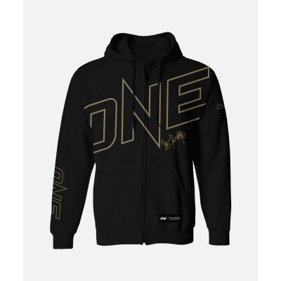 Authentic ONE World Champion Walkout Hoodie Signed by Xiong Jing Nan