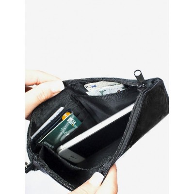 Superman Classic Comics Design Unisex Nylon Zip Clutch Wallet