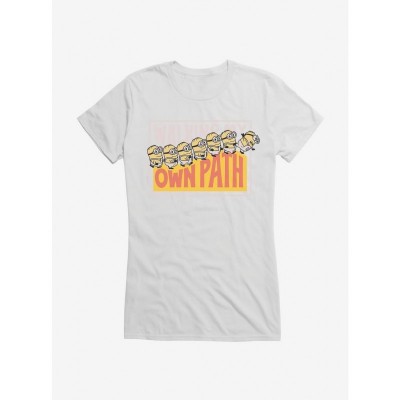Minions Journey T-Shirt for Girls - White