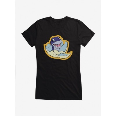 The Land Before Time Chomper Egg Girls Junior T-Shirt