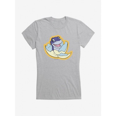 The Land Before Time Chomper Egg Girls Junior T-Shirt