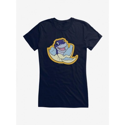 The Land Before Time Chomper Egg Girls Junior T-Shirt