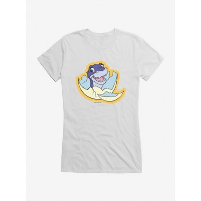 The Land Before Time Chomper Egg Girls Junior T-Shirt