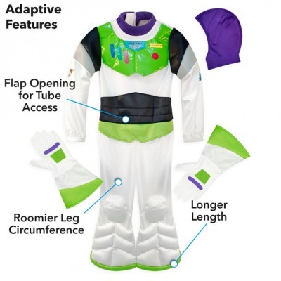 Adaptive Buzz Lightyear Costume for Kids – Toy Story Costume with Easy Access Features