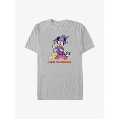 Disney Minnie Mouse Halloween Witch T-Shirt - Silver for Men