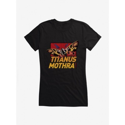 Godzilla Titanus Mothra Junior Girls Lightweight T-Shirt