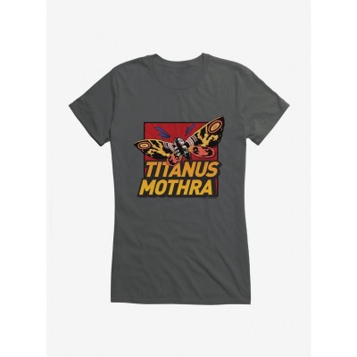 Godzilla Titanus Mothra Junior Girls Lightweight T-Shirt