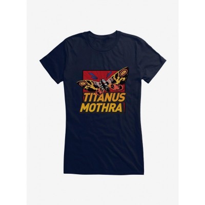 Godzilla Titanus Mothra Junior Girls Lightweight T-Shirt