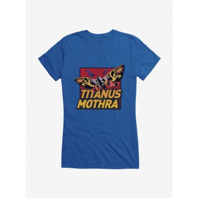 Godzilla Titanus Mothra Junior Girls Lightweight T-Shirt