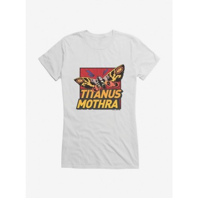 Godzilla Titanus Mothra Junior Girls Lightweight T-Shirt