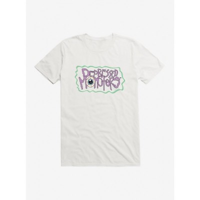 Depressed Monsters Eyeball Graphic Tee by Ryan Brunty - Men's Lightweight Cotton