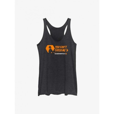 Overwatch 2 Tracer Black Girls Tank Top - Can't Catch Me